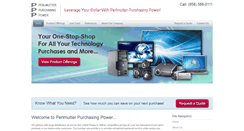 Desktop Screenshot of perlmutterpurchasing.com